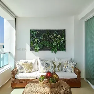 Playa Semi Privada, Piscina Infinita APT Lujo 3 HAB 8 PAX Juan Pedro